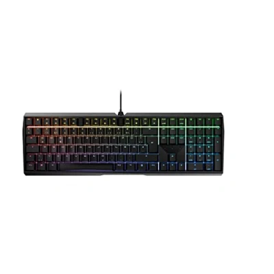 Image de CHERRY MX BOARD 3.0 S, Clavier filaire de gaming avec rétro éclairage RGB, Disposition allemande (QWERTZ), SILENT RED Switches, Noir