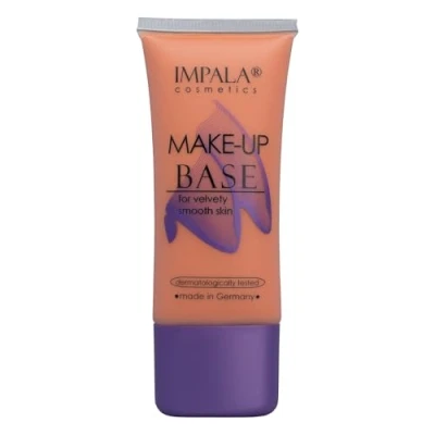Image de Impala Primer Pré Fond de Teint Couleur Apricot Nº 4 Finition Parfaite et Anti cernes Elimine les Brillances Rougeurs Texture non Grasse pour Peaux Grasses Mixtes 30 ml