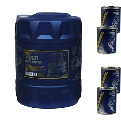 Image de Huile Moteur MANNOL Multi UTTO WB 101 API GL 4 x Flush 20 l