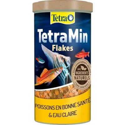 Image de TetraMin en Flocons Aliment Premium Complet pour Poissons Tropicaux de Surface Favorise la Croissance Santé et Longévité Renforce Couleur 500 ml