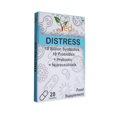 Image de Complexe de probiotiques et prébiotiques VED Distress Complex 10 milliards d&#039;UFC 28 capsules pour femmes hommes Lactobacillus Piantarum, Casei, Rhamnosus, jours d&#039;approvisionn