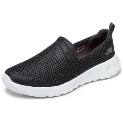 Image de Skechers Go Walk Joy, Slip On Sneakers Femme Noir (Black/Weiß), 40.5 EU