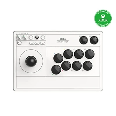 Image de 8BitDo Arcade Stick For Xbox &amp; PC (Windows 10) White