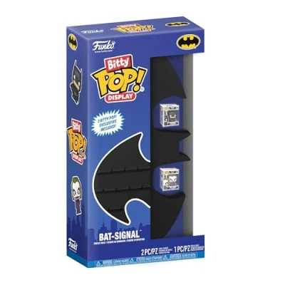 Image de Funko Bitty Pop! Display: Star Wars Batman Signal Batman™ and The Joker™ Can Display A Total of 18 Characters et Une Mini Figurine Mystère en Surprise 2.2 Cm 1989 Collectionnable