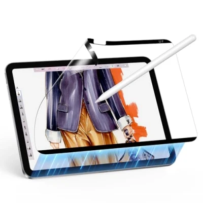 Image de ESR Protecteur d&#039;écran magnétique au toucher papier pour iPad 11e/10e génération A16 (11/10.9 Pouces, 2025/2022), écrivez et dessinez comme sur du papier, détachable réutilisable, finition mate