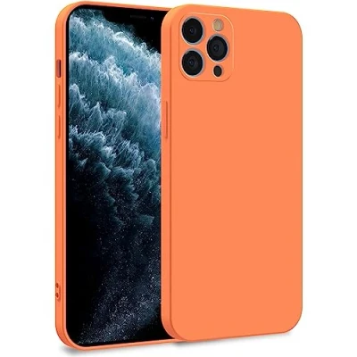 Image de MyGadget Coque Compatible avec Apple iPhone 11 Pro Max Case TPU Souple &amp; Soft Doublure Microfibre Cover Protection Extra Fine Légère Orange
