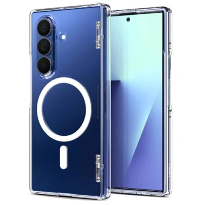 Image de Spigen Ultra Hybrid Pro MagFit Coque Compatible avec Samsung Galaxy Z Fold 7 Blanc