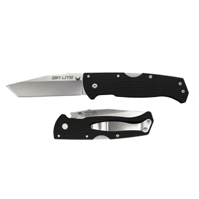 Image de Cold Steel Air Lite Drop Tanto Couteau Pliant Adulte Unisexe, Noir, 89mm