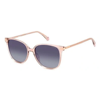 Image de Polaroid Femme PLD 4170/G/S/X LTA/WJ Lunettes de soleil Polycarbonate Lilas Gris Carré Polarisé Ombré