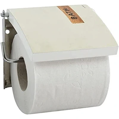 Image de Porte Rouleau Papier Wc Mural Mdf Inox IGUACU MSV Beige