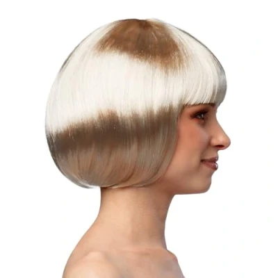 Image de Boland Perruque cabaret, mi longue, bob avec franges, cheveux synthétiques, coiffure, fête à thème, carnaval, soirée déguisée, costume