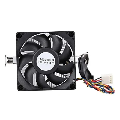 Image de Refroidisseur de processeur 12 V, système refroidissement silencieux à roulement hydraulique 70 mm 2200 tr/min, pour （AM2 AM3 + FM1 FM2 +）