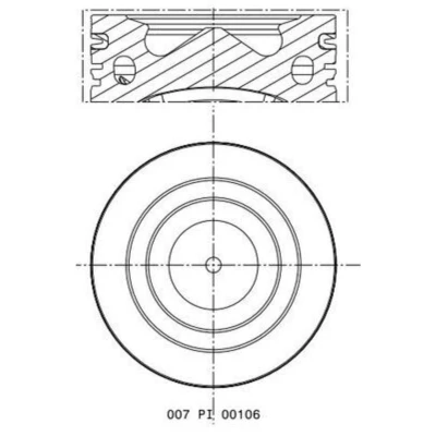 Image de Piston MAHLE 007 PI 00106 001