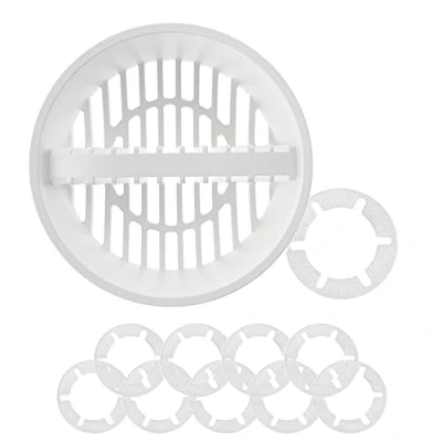 Image de Trapflex 1 x Tamis à Cheveux + 10 filtres (modèle avec unité de Drainage Tempoplex/Sortie et numéros modèle 6961, 6962, 6963)