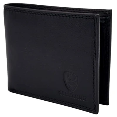 Image de GERMANUS Portefeuille en cuir modèle Max, Noir , Taille unique, Classique