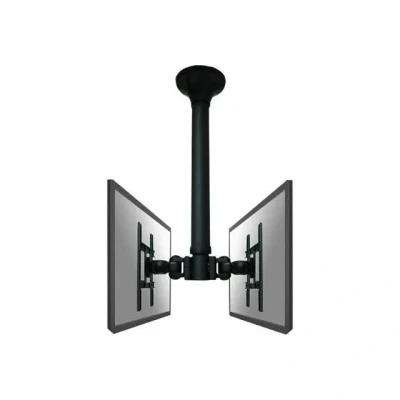 Image de Support plafond pour 2 écrans LCD NEWSTAR FPMA C200D inclinaison, rotation noir 10&quot; 40&quot;