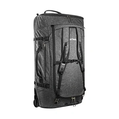 Image de Tatonka Trolley Duffle Roller 140 l Sac de Voyage Pliable avec roulettes et Fonction à Dos Se Range dans sa Propre Poche Rabat Volume : l, Noir, Liter, Grande Valise