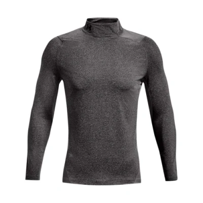 Image de Under Armour Fitted MOCK Tshirt à manches longues, Homme, Taille: XL, Grau