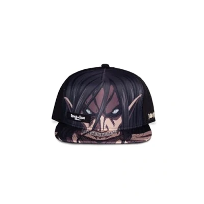 Image de DIFUZED Casquette Eren Jaeger Attack on Titan, Multicolore, Taille Unique Sport
