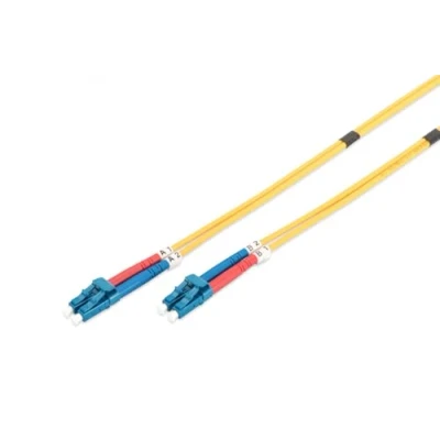 Image de Câble Fibre Optique Duplex 9/125 OS1 LC Jaune 1 m