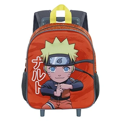 Image de Karactermania Naruto Chikara 3D MINI Valise à roulettes pour enfants, Taille: One Size, Multicolor