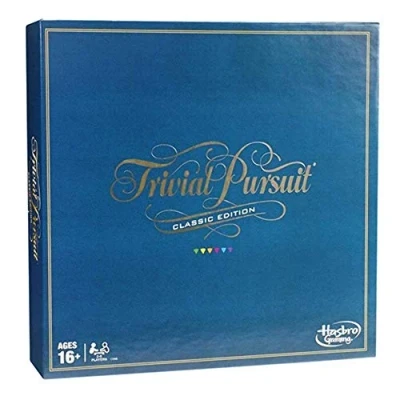 Image de Hasbro Gaming C1940103 Trivial Pursuit, à Partir de 16 ans, pour 2 4 Joueurs (Version Italienne) Simple Bleu