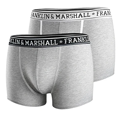 Image de FRANKLIN &amp; MARSHALL Boxer Optio Light Grey Melange/White/anthr XL
