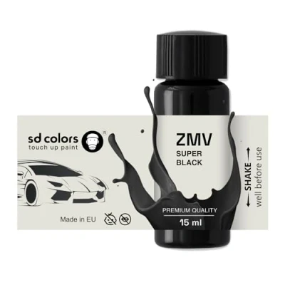 Image de SD COLORS ZMV Peinture de retouche Noir 15 ML