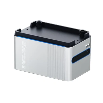 Image de STORCUBE S1000 Batterie extensible pour balcon 1024 Wh &amp; S2500 Plus, 6000 cycles de charge, jusqu&#039;à 5120 Wh, IP65 étanche et résistant à la poussière, design modulaire
