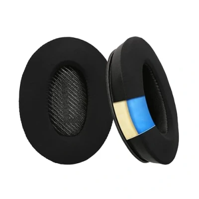 Image de kwmobile 2X Coussinet de Rechange Compatible avec Bose Quietcomfort 35 / QC35 Coussinets en Mousse pour Casque Audio Noir