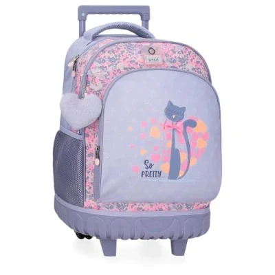 Image de Enso So Pretty Sac à Dos 2 Roues Multicolore 33 x 44 21 cm Polyester, Multicolore, 33x44x21 cms,