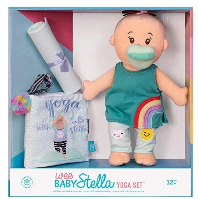 Image de Manhattan Toy Wee Baby Stella Poupée bébé Douce 30,48 cm avec Ensemble de Yoga