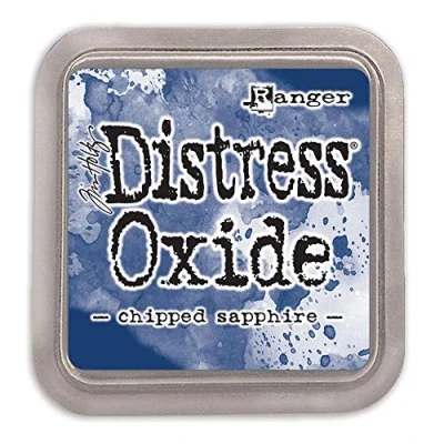 Image de Ranger Tim Holtz Distress l&#039;oxyde de souci séché Un Tampon encreur surélevé 2 x 2, avec Encre teintée réactive à l&#039;eau Détresse Dried Marigold, Orange, 7, 6 cm