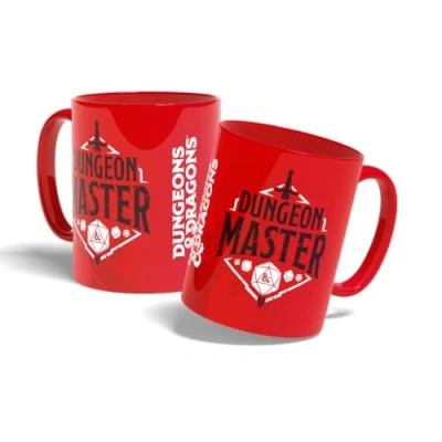 Image de Konix Dungeons &amp; Dragons Mug Tasse en céramique 320 ml Motif Master Rouge