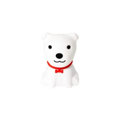 Image de InnioGIO GIOdog, Veilleuse pour Enfant Motif Chien, Lampe Bébé en Silicone Souple, 8 Couleurs Alternatives, Rechargeable par Câble Micro USB, Accessoire Chambre, Aide à l&#039;Endormissement