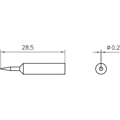 Image de WELLER t0054485210 Panne à souder pour fer souder, 65 W