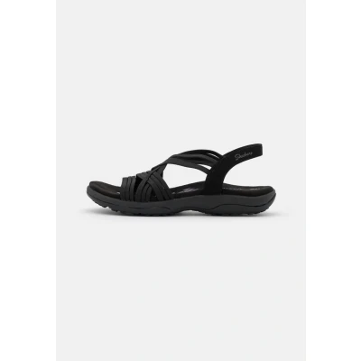 Image de Skechers Femme Reggae Slim Simply Stretch Sandale, Noir, 38 EU