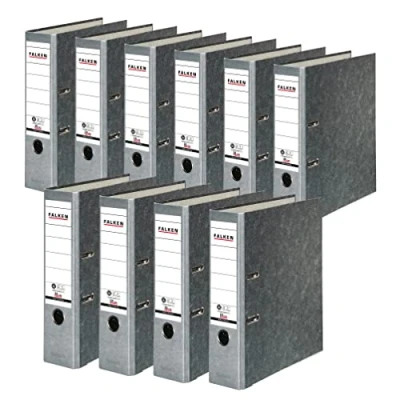 Image de Falken Das Original Classeur recyclé en marbre de nuage Paquet 10 breit gris