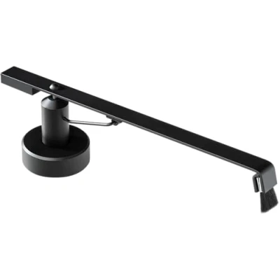 Image de Pro Ject Sweep It E Platenborstel Gelijktijdig Reinigen en Luisteren, Duurzaam Aluminium, Zachte Haarborstels, Made in Europe Zwart
