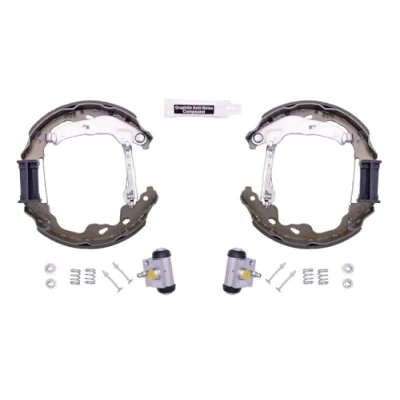 Image de HELLA Shoe Kit Pro 8DB 355 004 991 de freins, freins à tambours avec cylindre roue, élément d&#039;ajustage CITROËN: C1 I, TOYOTA: Aygo