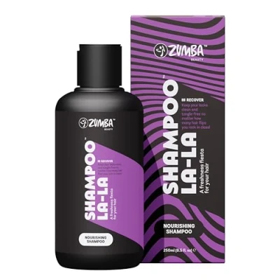 Image de Zumba Shampoing Micro Mousse Nourrissant avec Acide Lactique 250ml sans Sulfate ni Parabene Complexe Nettoyant Actif pour Cheveux Secs, Abîmés ou Colorés Post Entraînement