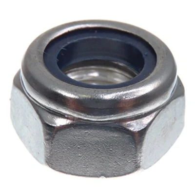 Image de Écrou de blocage SECCARO M12, acier inoxydable V2A VA A2, DIN 985 / ISO 10511, hexagone, 20 pièces