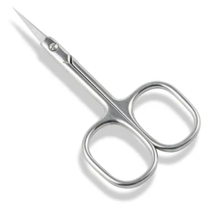 Image de Ciseaux Cuticules Professionnel 1mm Longivia® Pointe Fine Incurvée en Acier Inoxydable Ciseau Coupe Cuticule Ongle de Precision Siceaux Manucure Pedicure Ongles Bebe Mains et Pieds ou Sourcils