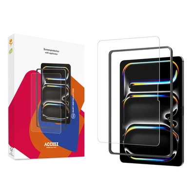 Image de Accezz Protection d&#039;écran en verre trempé avec applicateur pour iPad Air 13 pouces (2024) M2 Neuf