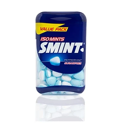 Image de Menthe Poivrée Sans Sucre Smint Mints Value Pack 150 Stuks Poids total 105 grammes