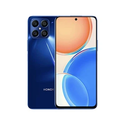 Image de HONOR X8 Telephone Portable Débloqué, 6 +128 Go, Écran FullView 6,7&quot; 90Hz, Double Sim, Smartphone Android 11, Quad Caméra 64 Mpx, Qualcomm Snapdragon 680, Charge rapide 22,5W, NFC Bleu