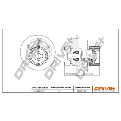 Image de Pompe à eau, refroidissement du moteur Dr!ve+ DP2310.10.067