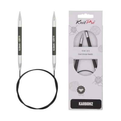 Image de KnitPro KP41192 Arbon Aiguille Circulaire Fixe Bois Multicolore 25 x 0,5 1 cm