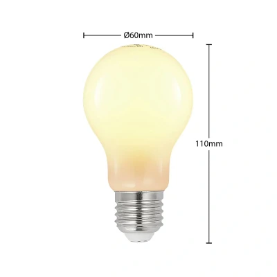 Image de Arcchio Ampoule LED E27 4 W 2 700 K G95 globe, opale