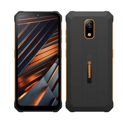 Image de Smartphone Hammer Iron Va sans contrat Robuste, Double SIM, puissante Batterie 6500 mAh, 64 Go + 4 de RAM, Android 14, caméra 13 Mpx avec capteur Vision Nocturne IP69, 300 Heures en Veille